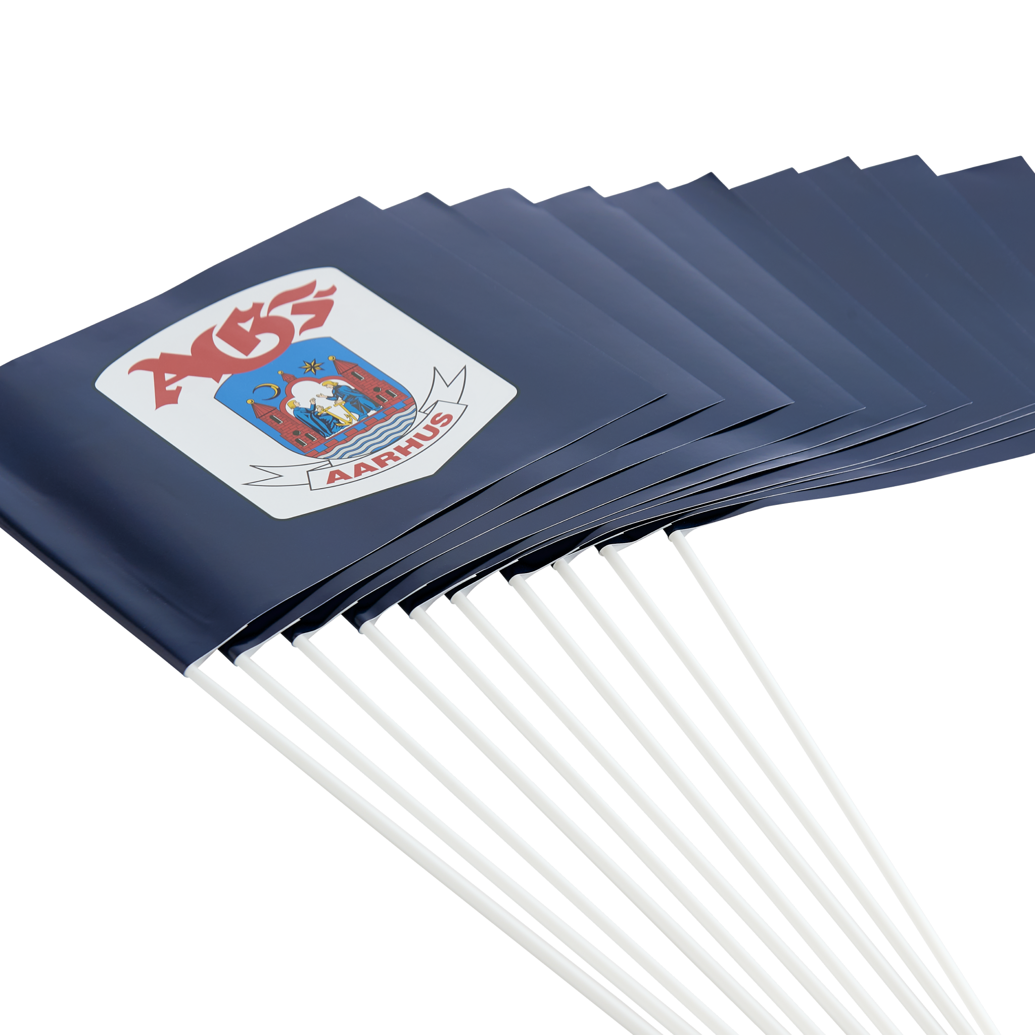 AGF Papir Flag 10 stk - Blå