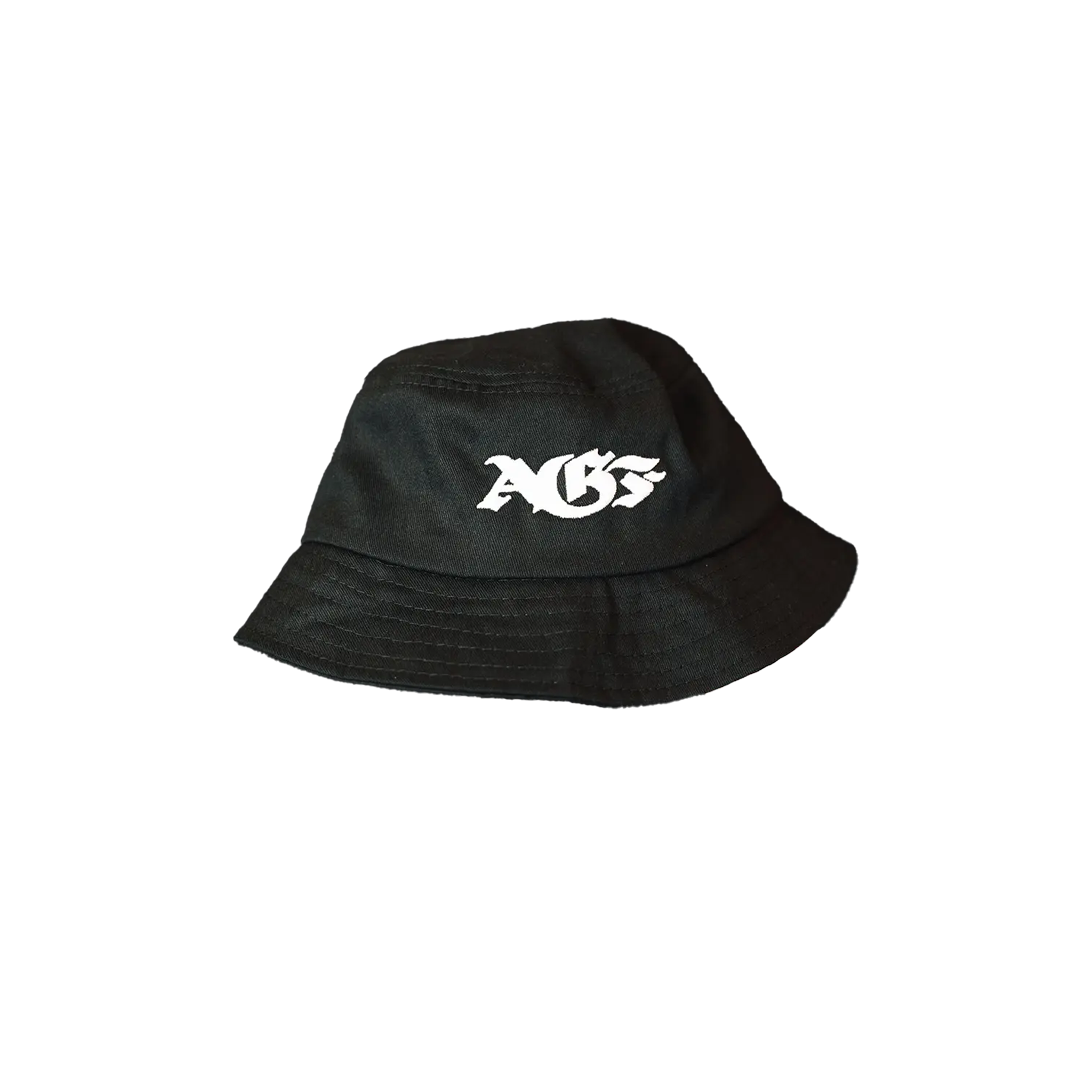 AGF Bøllehat i Sort m. Hvidt Broderet Logo