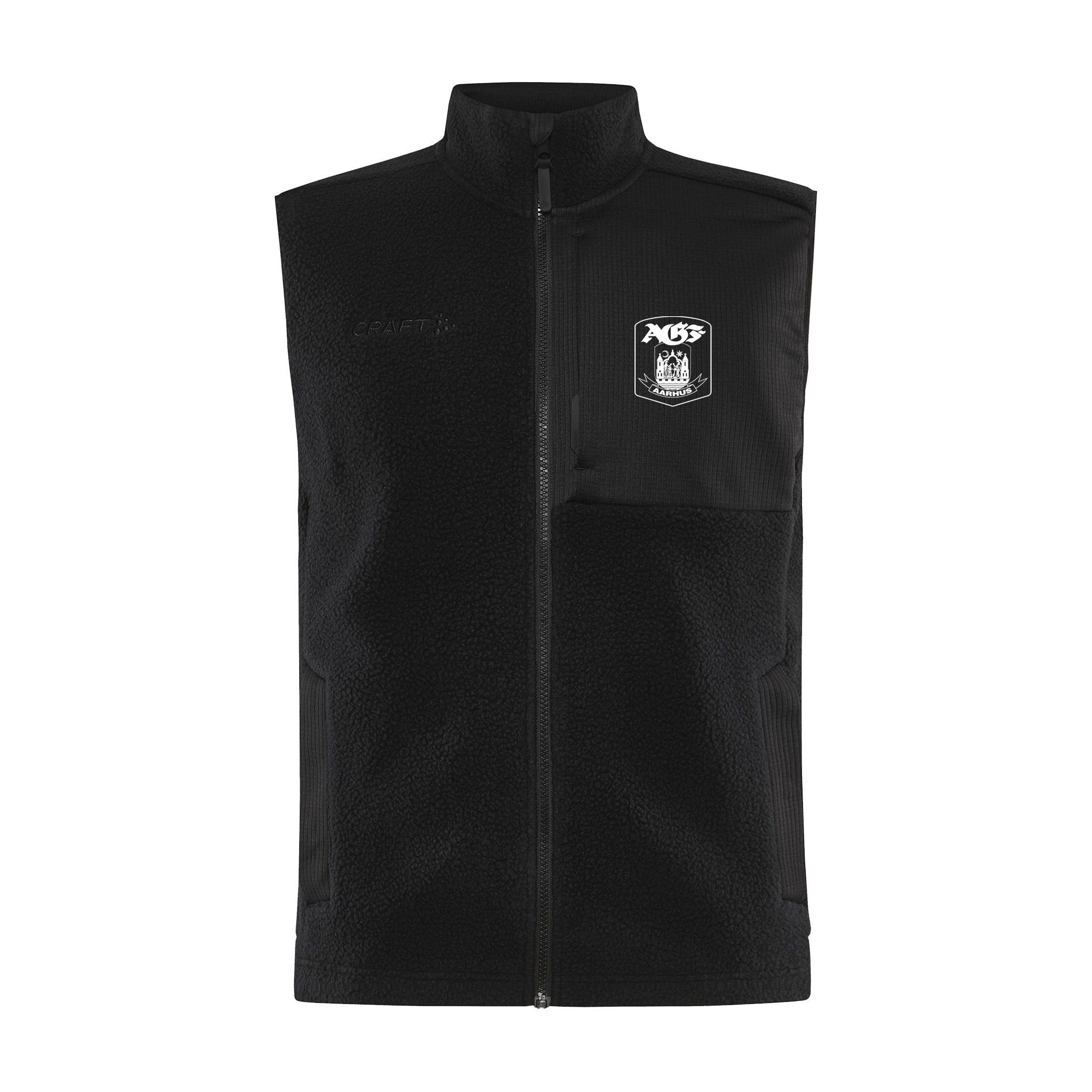 Craft Fleece Vest i Sort