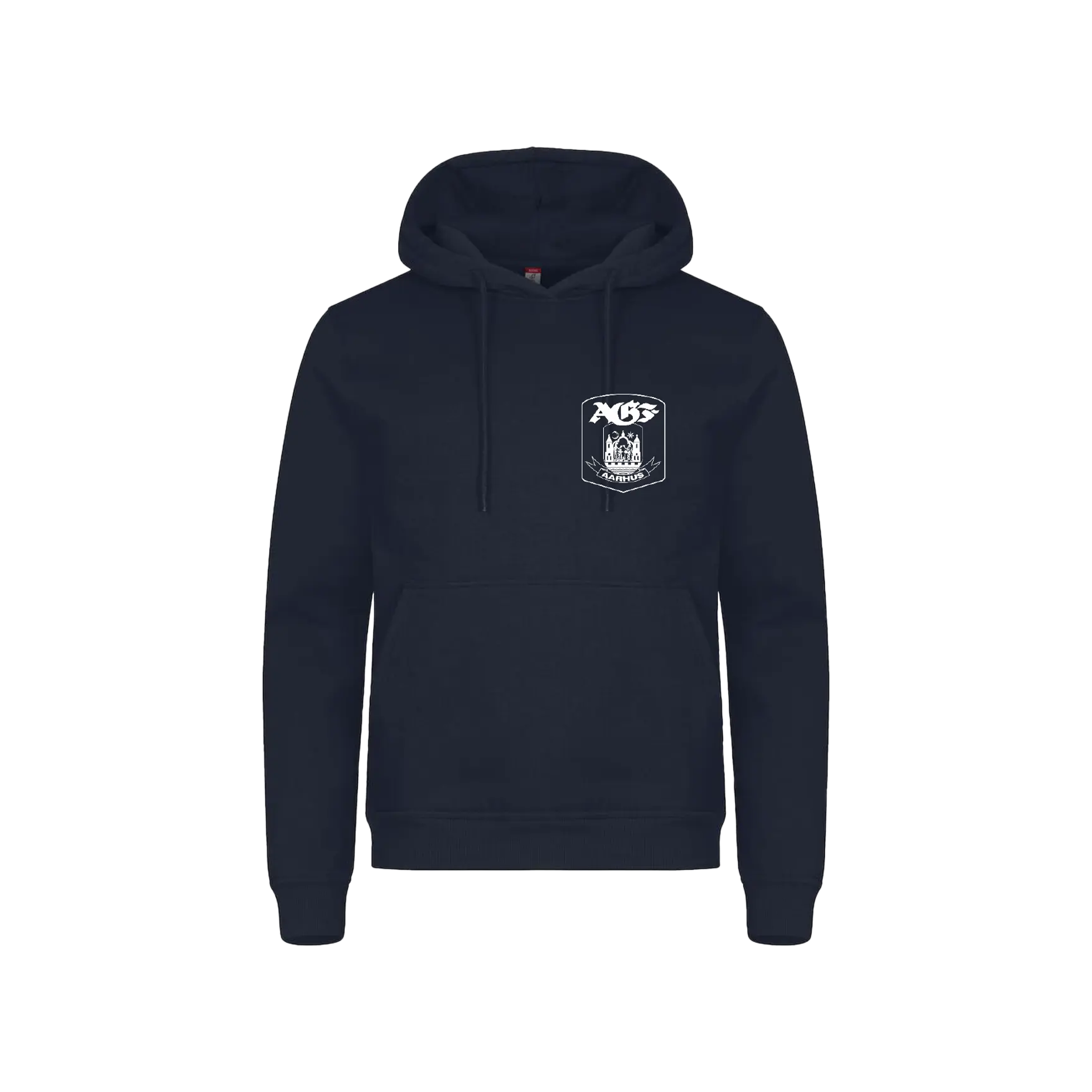 Hoodie i Blå m. Lille Våbenskjold til Børn