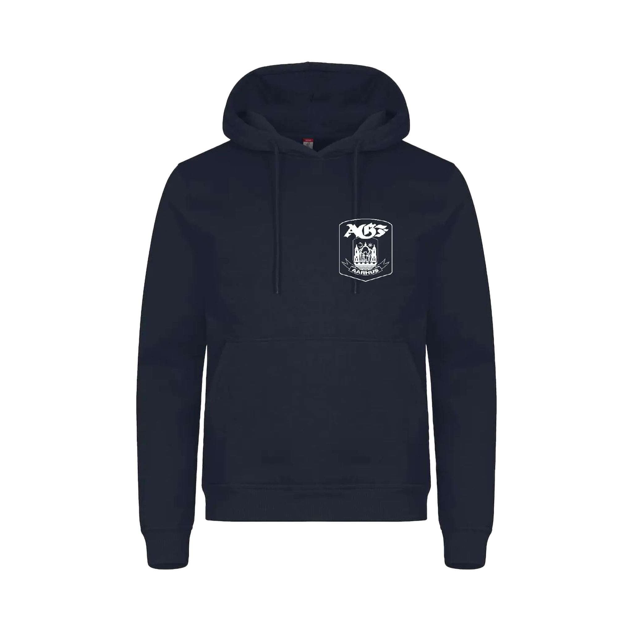 Hoodie i Blå m. Lille Våbenskjold