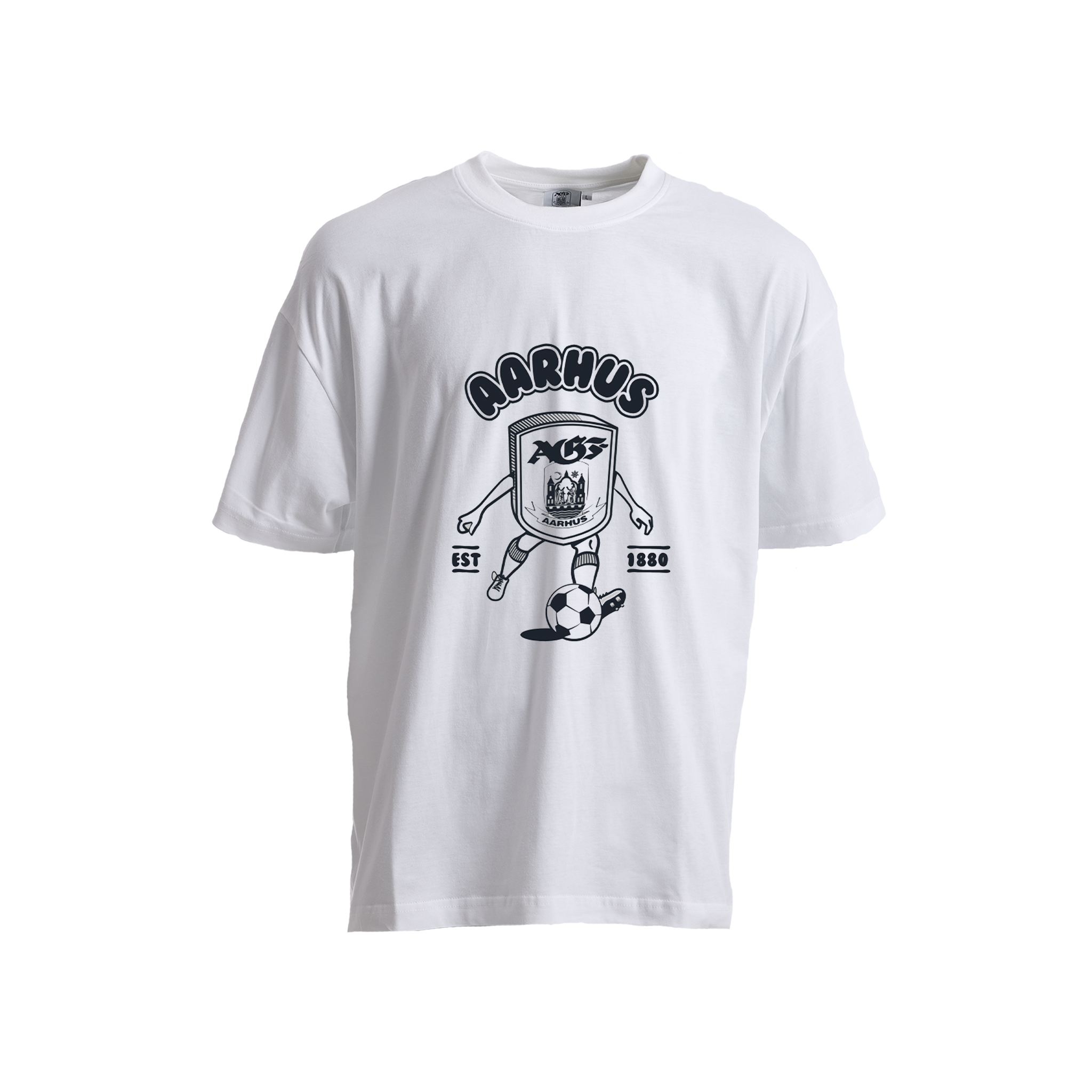 For Aarhus T-Shirt til Børn Med Logo på Front