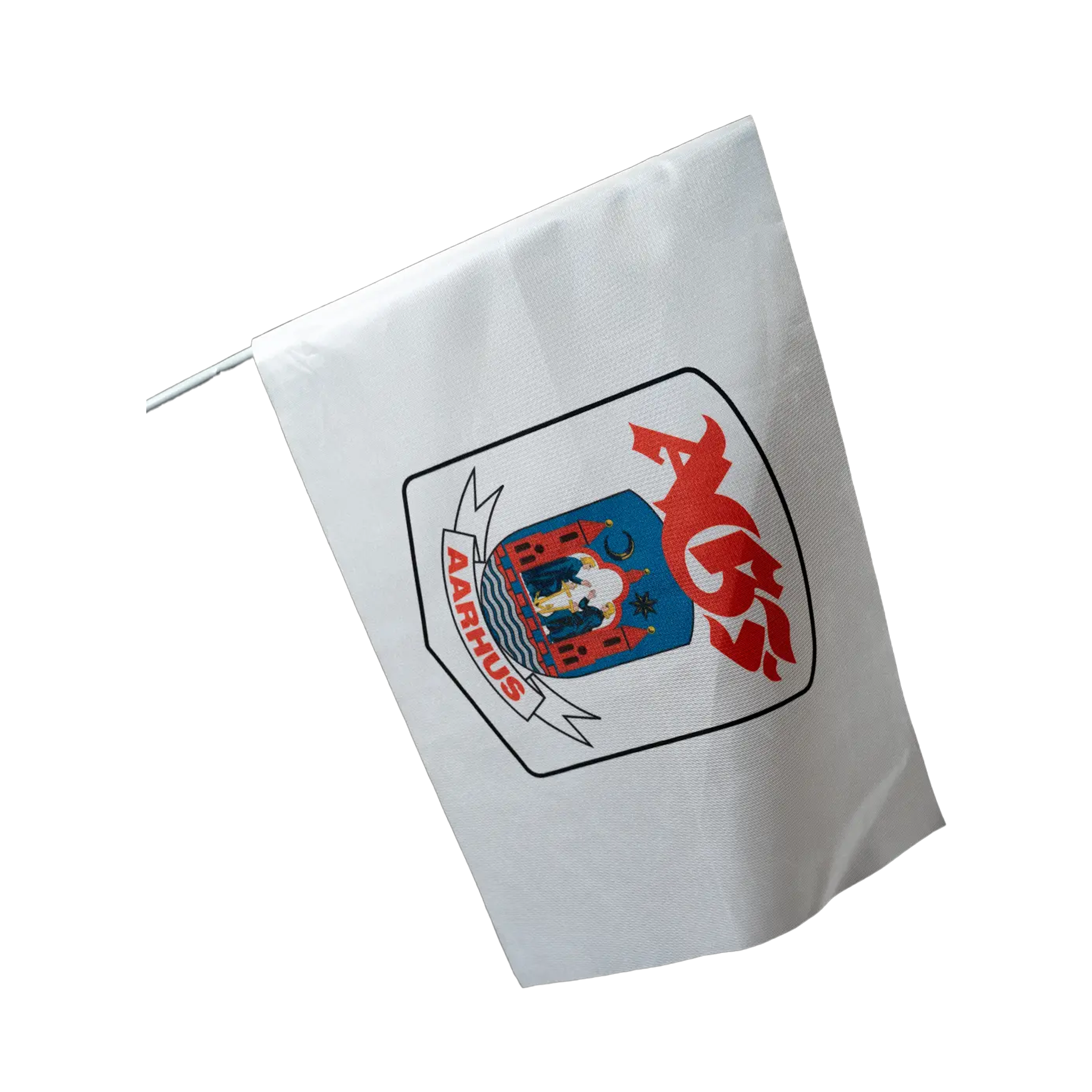 Flag Våbenskjold i Hvid